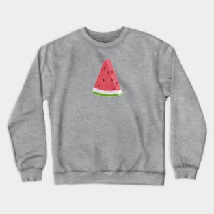 Watermelon Slice | Watermelons | Summer Fruit | Pink and Green Crewneck Sweatshirt